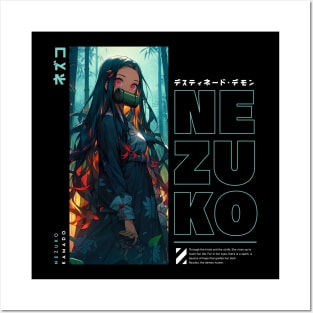 Nezuko Midnight - Demon Slayer Posters and Art